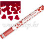 Konfete crvena srca 60 cm K-2
