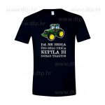 Majica s tiskom MA-5-18 crna