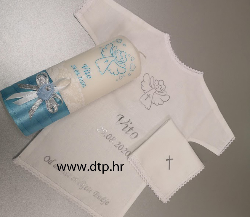 Personalizirani komplet za krštenje