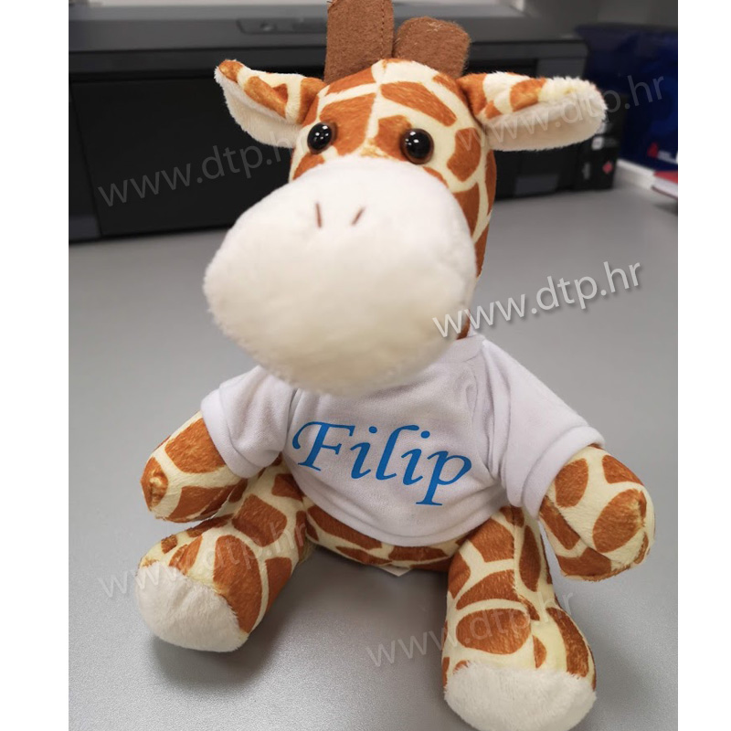 plišana igračka s tiskom