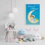 Poster "Laku noć" personalizirana ilustracija za dječju sobu