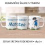 Šalica sretan rođendan nogomet