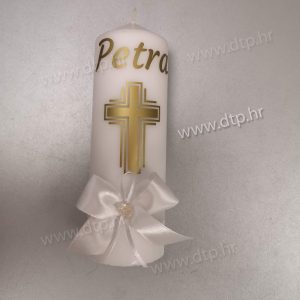 Svijeća za prvu pričest s imenom