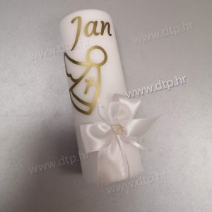 Svijeća za prvu pričest s imenom