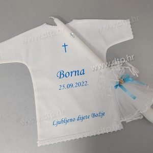 plavi set za krštenje