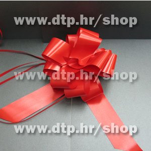 270054 Mašna (na potez) 3cm crvena