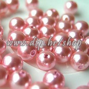 62016 Acryl perlice roze 10mm/100gr