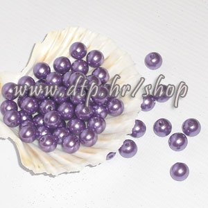 62019 Acryl perlice lila 10mm/100gr