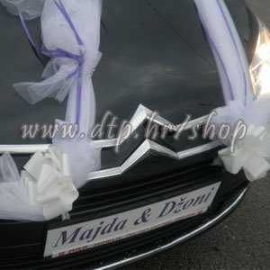 07028 Tablica za auto - lila slova