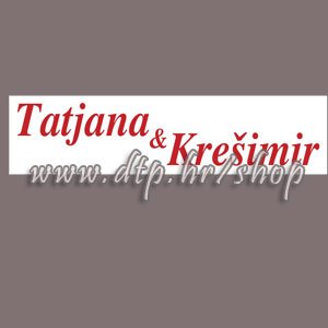 07029 Tablica za auto