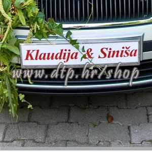 07001-1 Tablica za auto