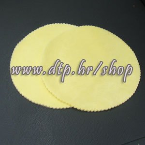 30033106 Til organdi okrugli bež