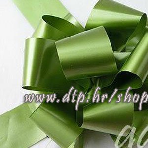 5703 mašna n/p velika maslinasta 5cm