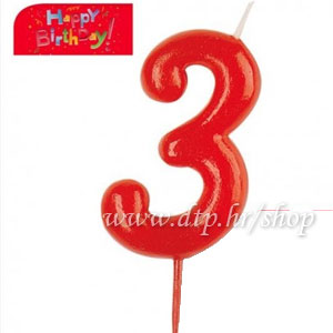 DK345174 Rođendanska svijećica 3